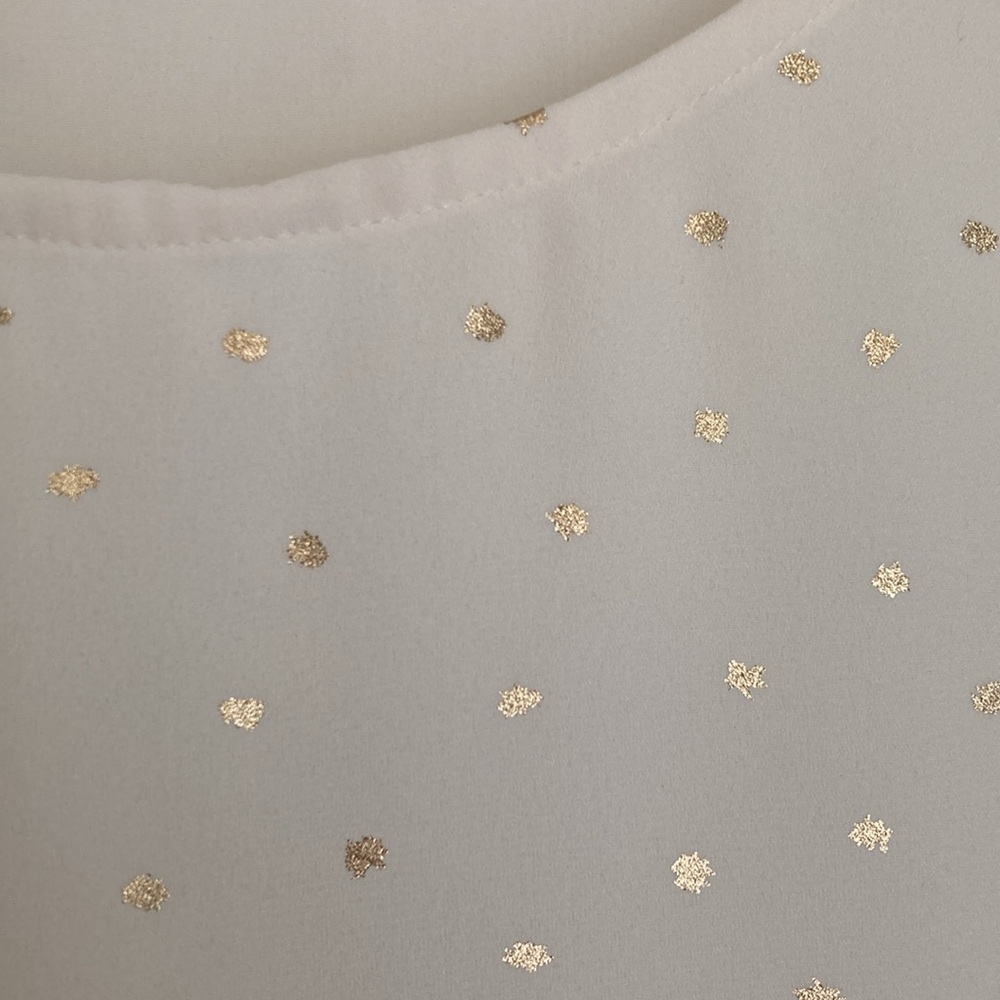 Layered gold fleck sleeveless top - Picture 5 of 7